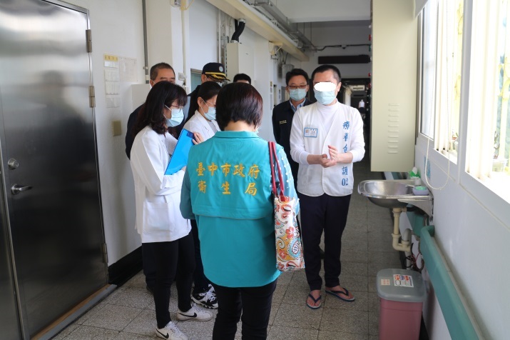 The Health Bureau of Taichung City Government audited hand washing procedures