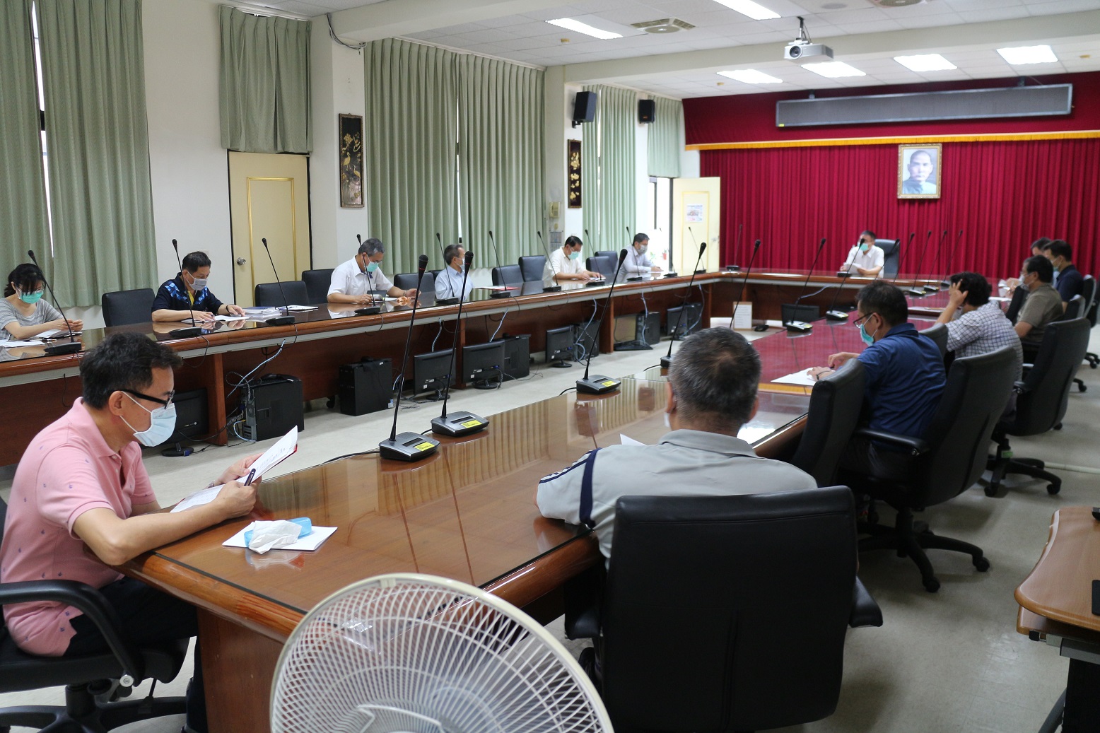 109年4月20日因應海軍艦隊武漢肺炎防疫措施會議-2
