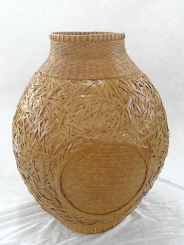 竹編作品-律