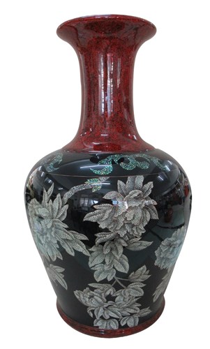 漆器作品-花開富貴