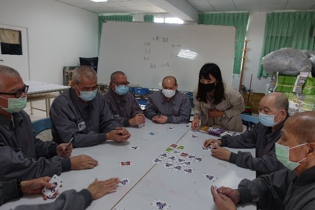 高齡處遇團體上課情形