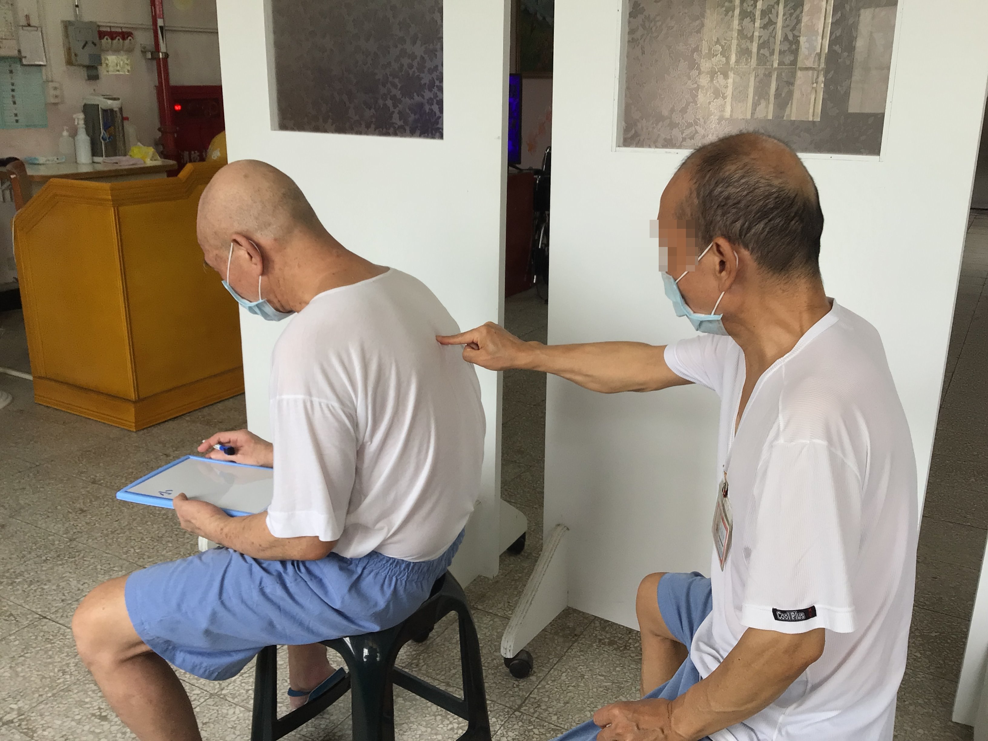 Typing Telegrams for sensory perception training