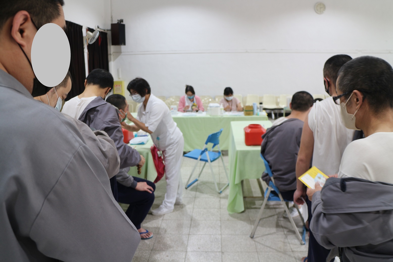 培德醫院醫事人員施打疫苗