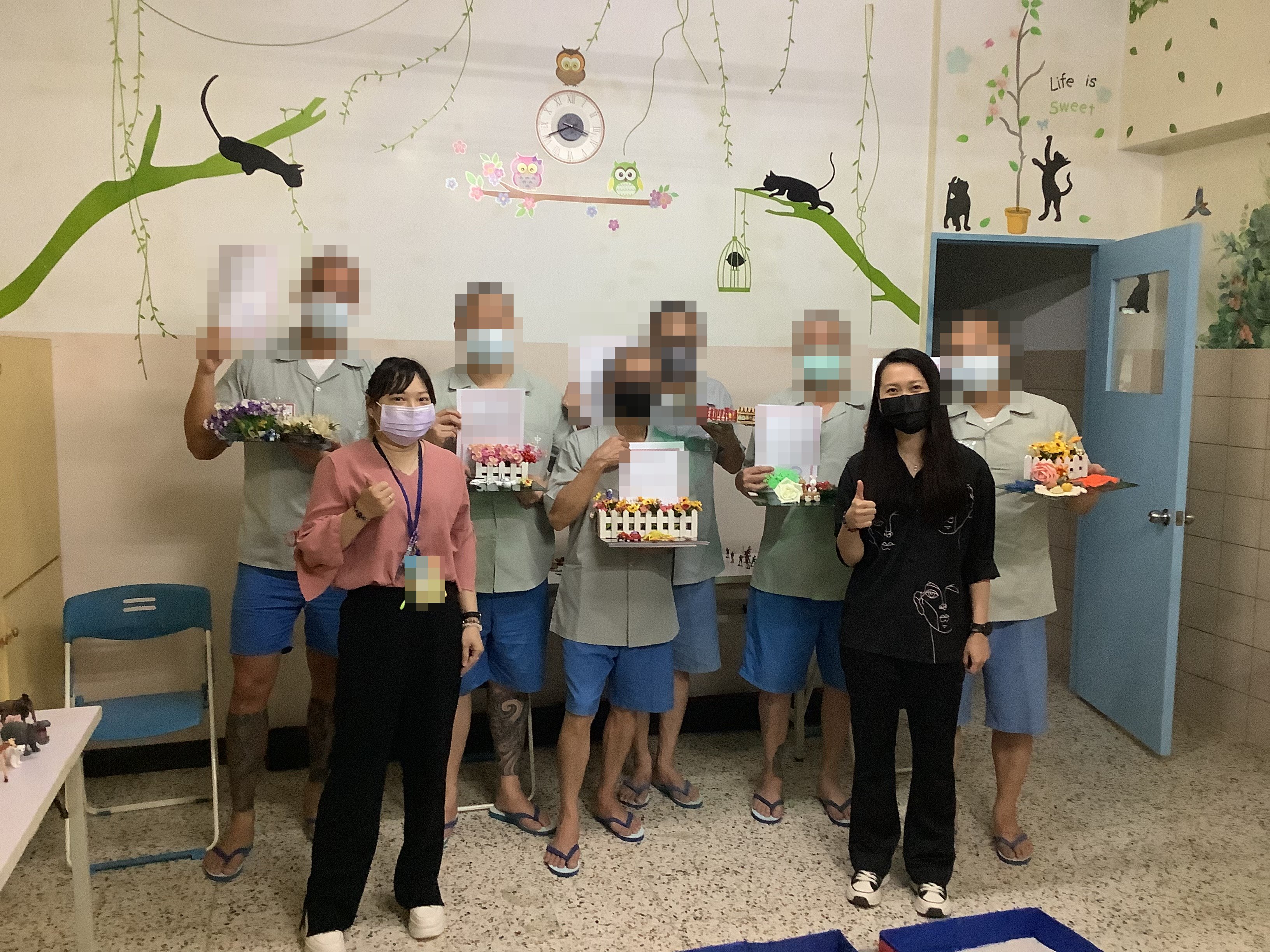 團體大合照及彼此祝福