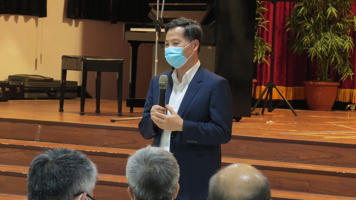 典獄長致感謝詞及勉勵