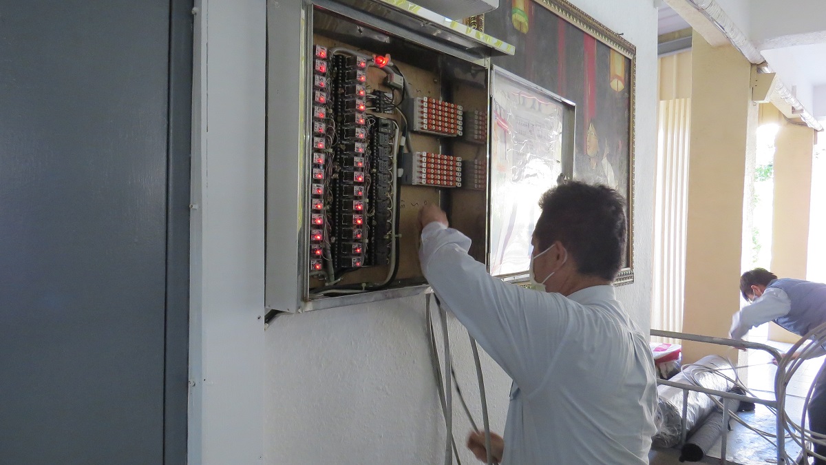 華電信公司人員免費提供收容人電話安裝情形
