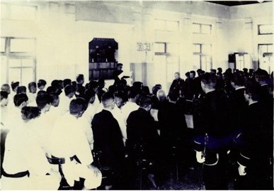 During the Japanese occupation period, the prison held the annual education and judo competition awarding ceremony for controllers(April 29, 1940)