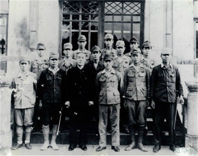 Photo of controllers in Japanese occupation period